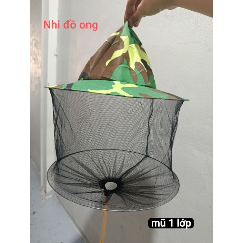 [Nhi VTO] Mũ lưới nuôi,bắt ong. Mũ lưới chống côn trùng,mũ lưới câu cá,đi rừng.