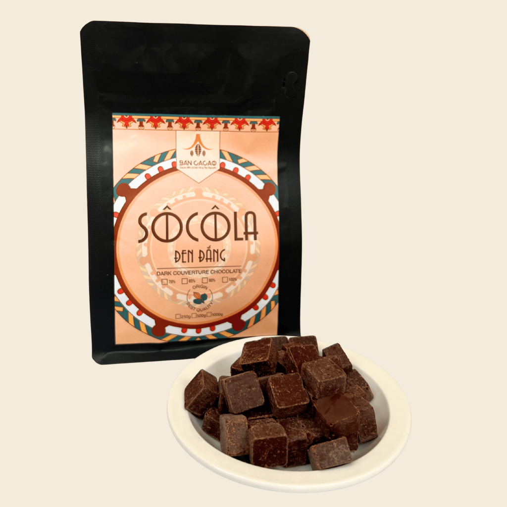Chocolate 70% đắng đậm - Bản Cacao - Dark chocolate 70%