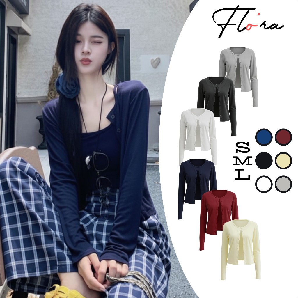 [XẢ HÀNG] Áo CARDIGAN DÁNG DÀI 8 CÚC Ôm Body Thun Borip Lụa BM106, Áo Khoác Choàng Nữ Mềm Mịn Chiết 