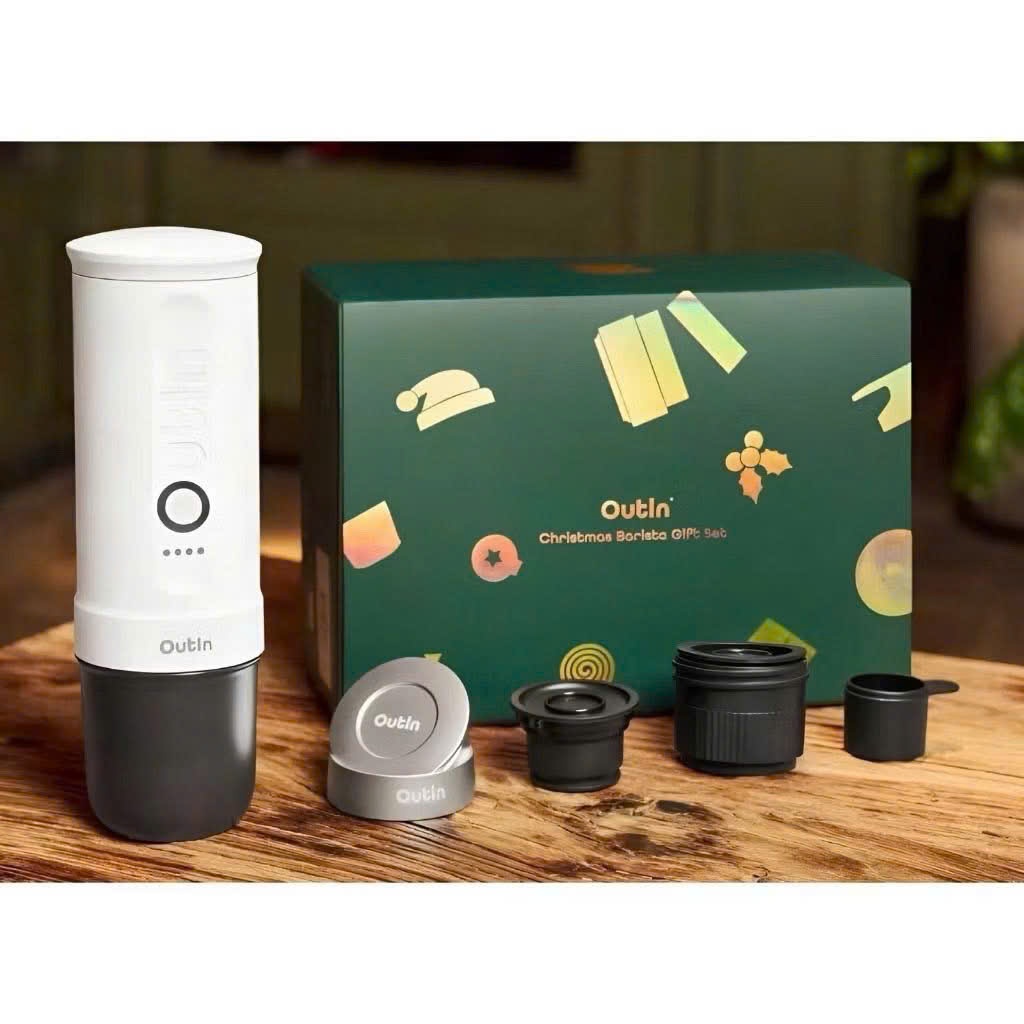 [Chính hãng] Máy pha cà phê Outin Nano Full Set Giáng Sinh Noel gồm Outin Nano và bộ Kit Basketplus