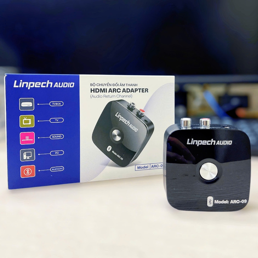 Thiết bị chuyển đổi HDMI Arc từ Tivi ra Audio quang Optical Âm ly, DAC, loa. HDMI ARC Chính Hãng Lin
