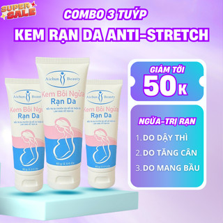 Kem Rạn Da Anti Stretch 60g - Dưỡng Ẩm, Dịu Da, Hỗ Trợ Cải Thiện Thâm, Rạn Da Cho Mẹ Bầu Sau Sinh, Do Tăng Cân