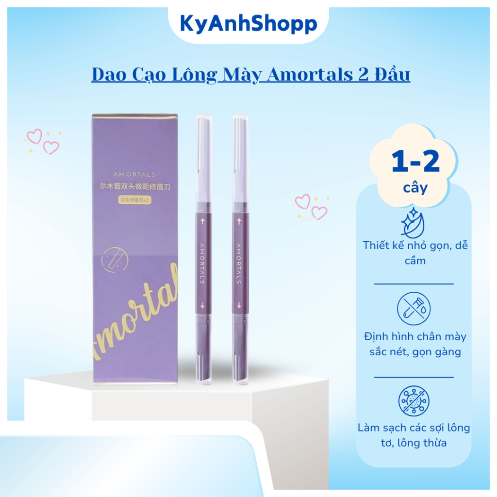 Dao Cạo Lông Mày Amortals 2 Đầu