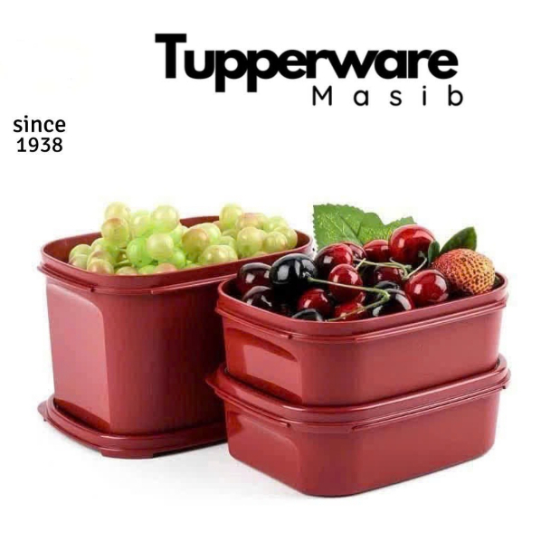 Tupperware Set 3 Hộp Kim Chi – 2 Hộp 850ml + 1 Hộp 1.9L – Nhựa Nguyên Sinh – Kín Khí – Kín Mùi