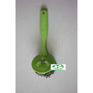 Cọ rửa nồi inox tay cầm dài - Cước chà xoong nồi