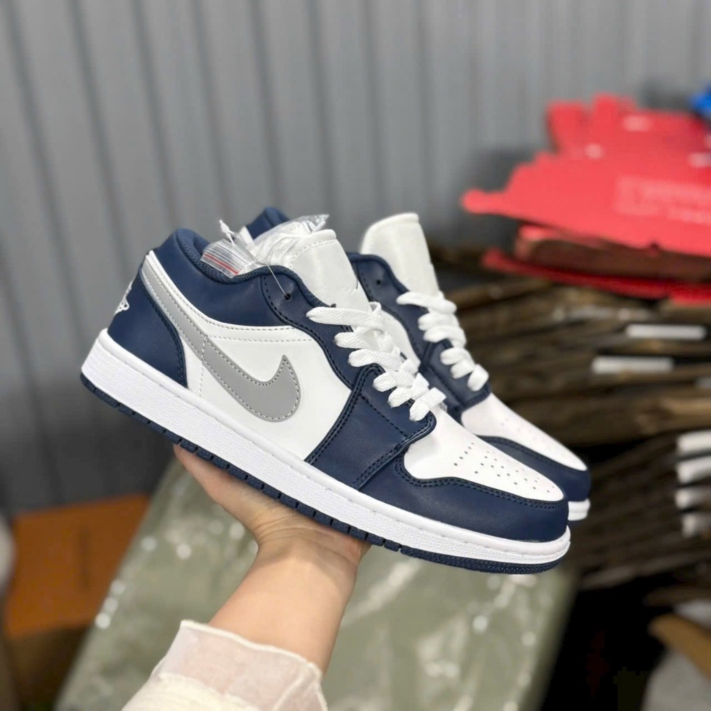 (Tặng hộp bảo vệ) Giày jd1 low rồng đỏ vàng nam nữ size 37>43, giày jd nam nữ bản c.cấp full box 202