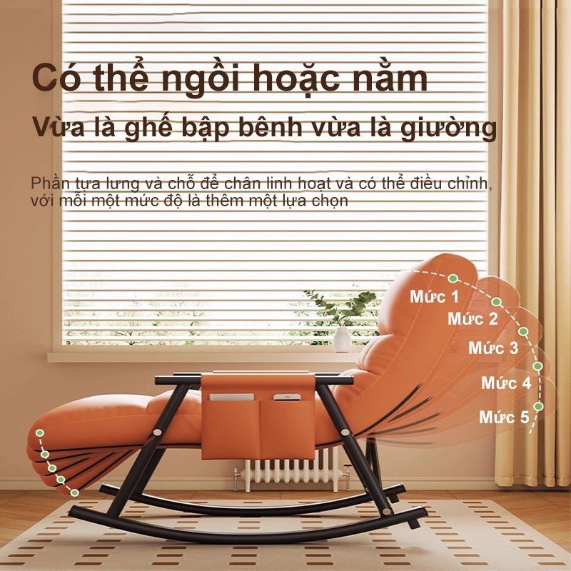 Ghế lười thư giãn thoáng Khí vải dễ vệ sinh Thoải mái & An toàn tuyệt đối cho Người già & Mẹ bầu | BigBuy360 - bigbuy360.vn