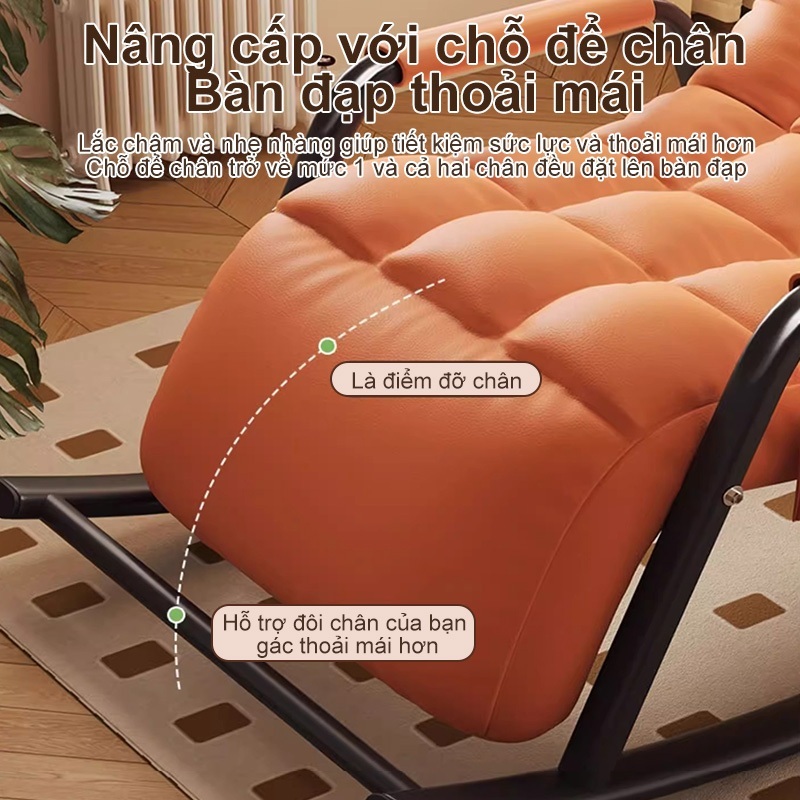 Ghế lười thư giãn thoáng Khí vải dễ vệ sinh Thoải mái & An toàn tuyệt đối cho Người già & Mẹ bầu | BigBuy360 - bigbuy360.vn