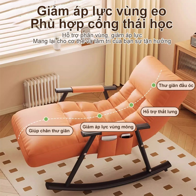 Ghế lười thư giãn thoáng Khí vải dễ vệ sinh Thoải mái & An toàn tuyệt đối cho Người già & Mẹ bầu | BigBuy360 - bigbuy360.vn