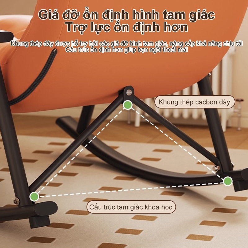 Ghế lười thư giãn thoáng Khí vải dễ vệ sinh Thoải mái & An toàn tuyệt đối cho Người già & Mẹ bầu | BigBuy360 - bigbuy360.vn