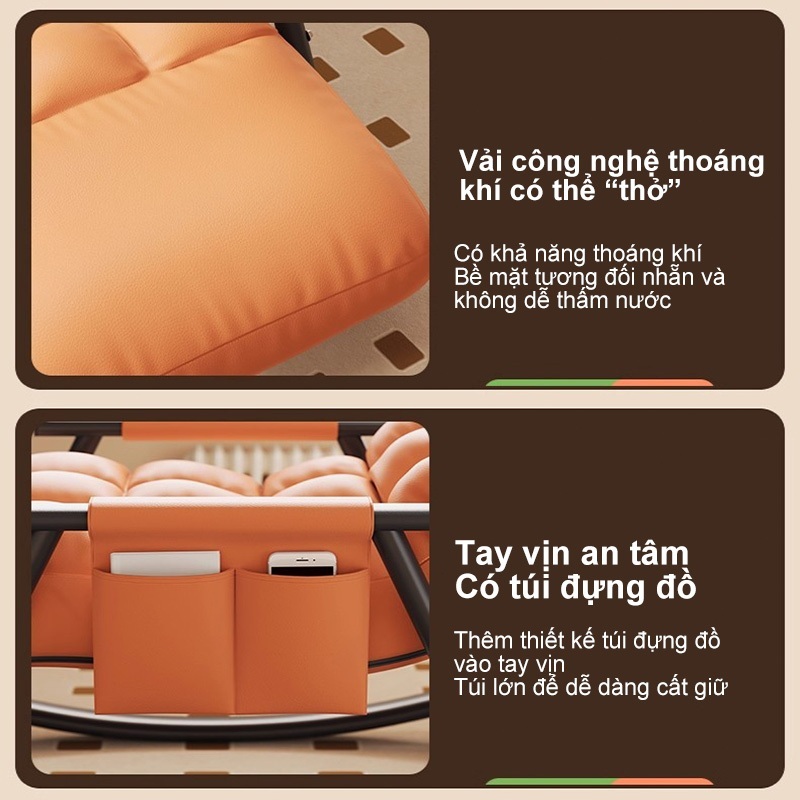Ghế lười thư giãn thoáng Khí vải dễ vệ sinh Thoải mái & An toàn tuyệt đối cho Người già & Mẹ bầu | BigBuy360 - bigbuy360.vn