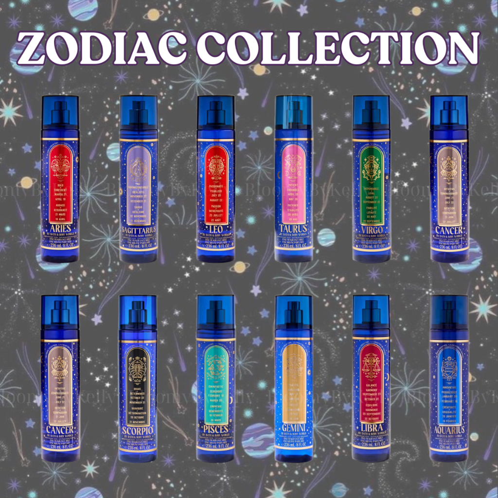[ ZODIAC COLLECTION ]Taurus | Cancer | Aquarius | Xịt Thơm Toàn Thân Body Mist