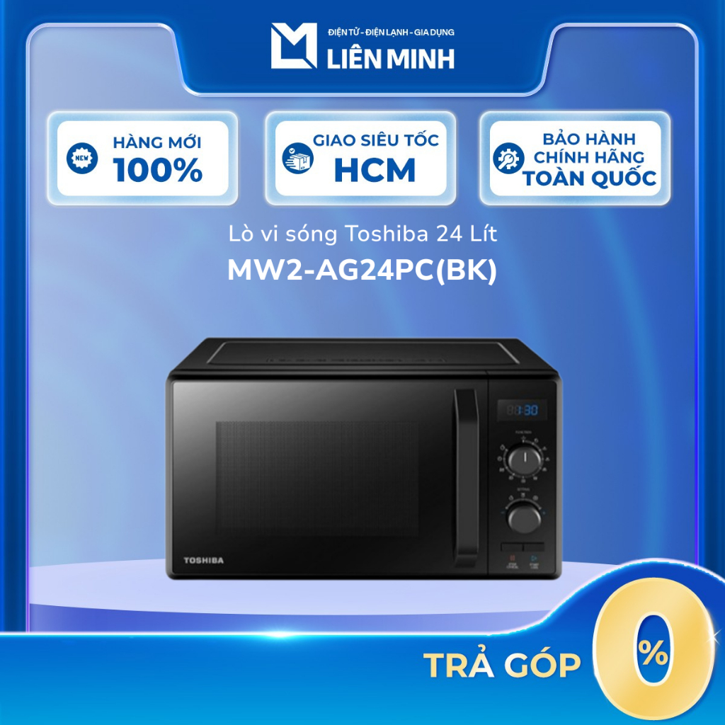 MW2-AG24PC(BK) - Lò Vi Sóng Toshiba MW2-AG24PC(BK) 24 Lít - Bảo Hành Chính Hãng
