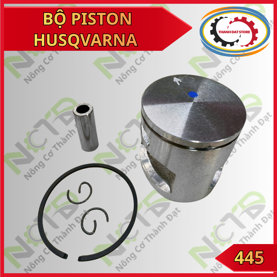 Bộ PISTON - Séc Măng Bạc HUSQVARNA 445