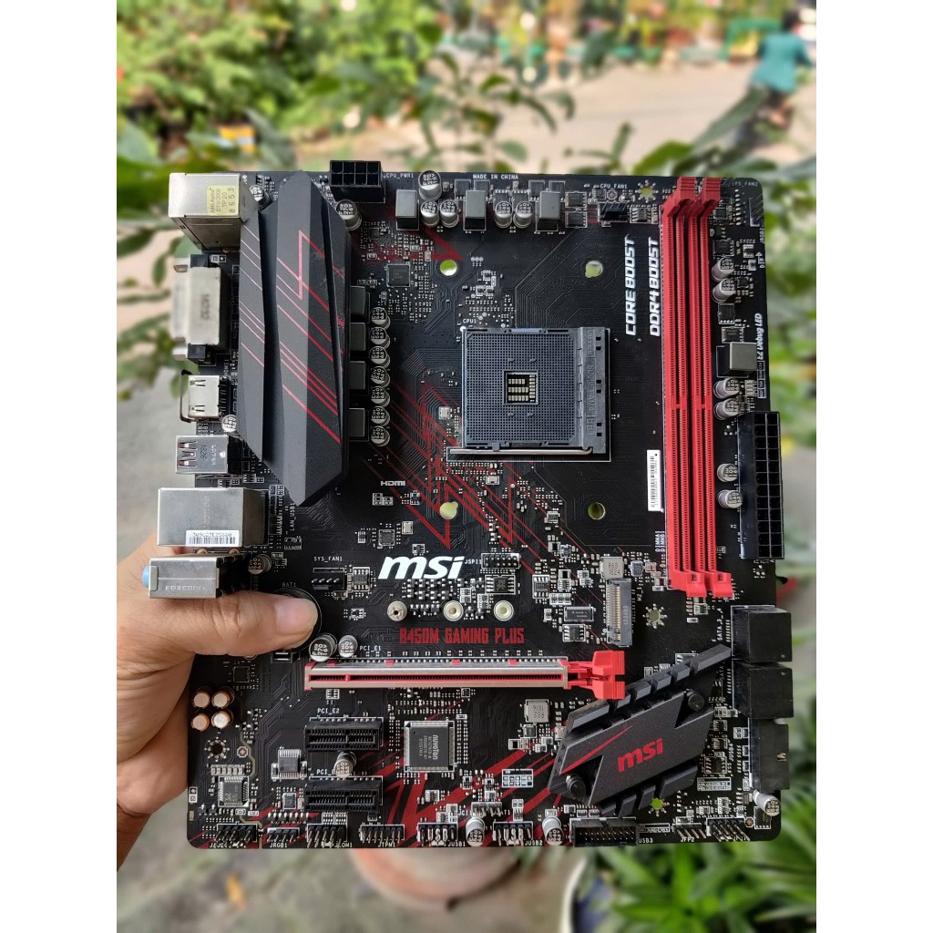 MAIN MSI B450M GAMING PLUS ĐỎ ĐẸP