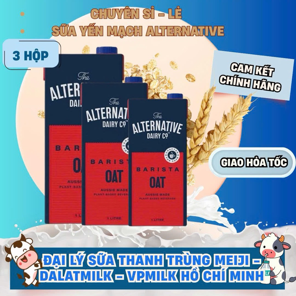 Set 3 Hộp Sữa Alternative Oat Milk
