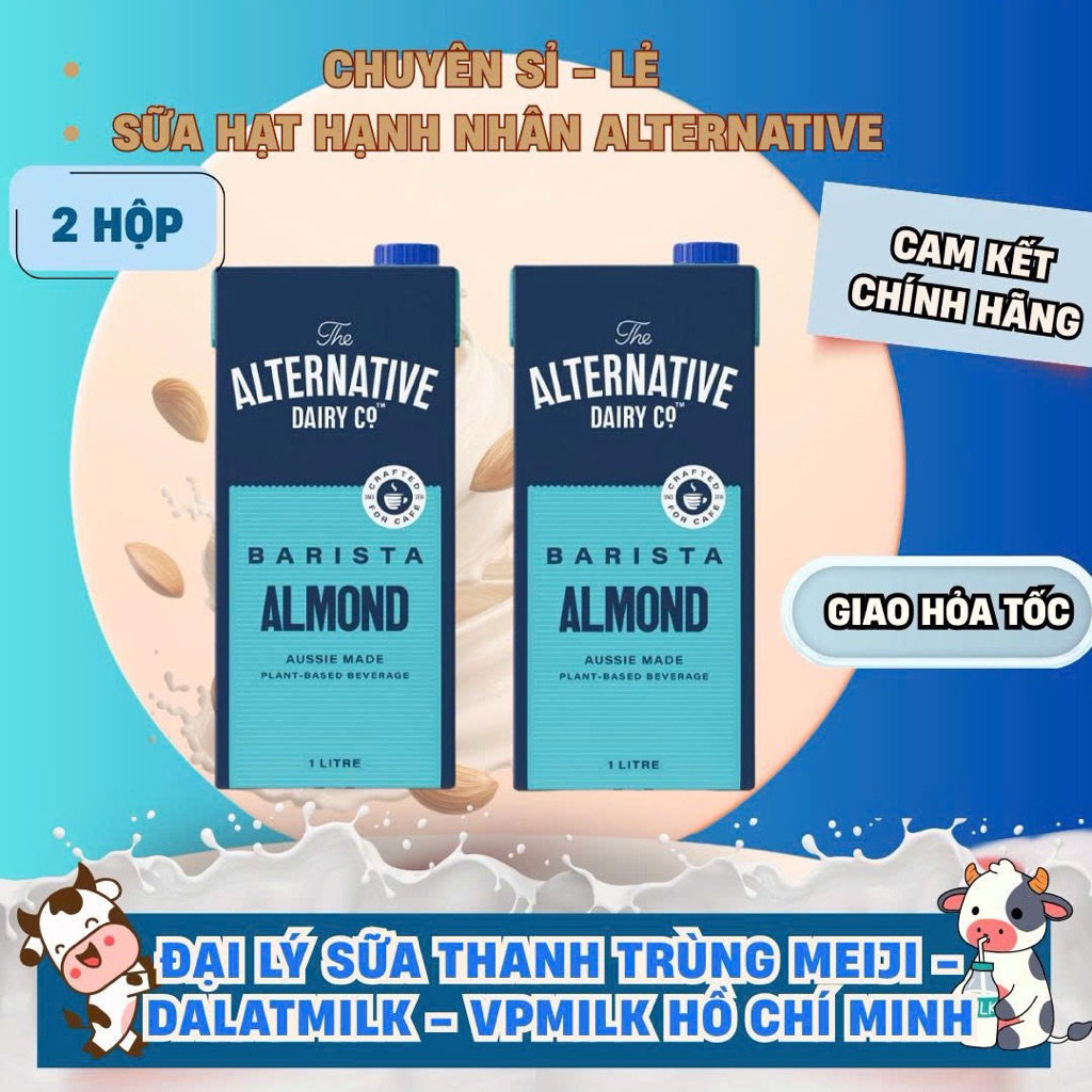 Set 2 Hộp sữa Alternative Almond Milk
