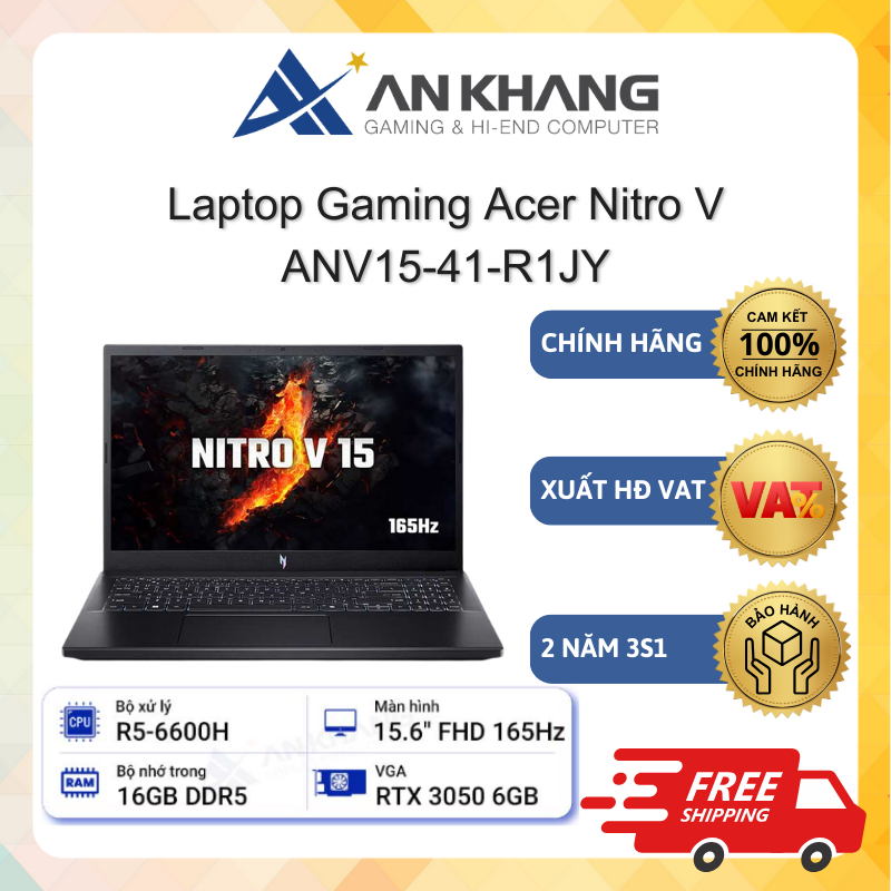 Laptop Gaming Acer Nitro V ANV15-41-R1JY