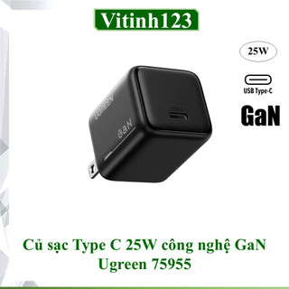 Củ sạc Type C Ugreen 60449, Ugreen 55530, 55533 ,75955, Ugreen 65050B, 65025, 65050B, 55527