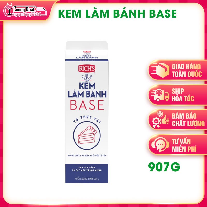 Kem Base dòng kem topping chuyên dụng Topping Base