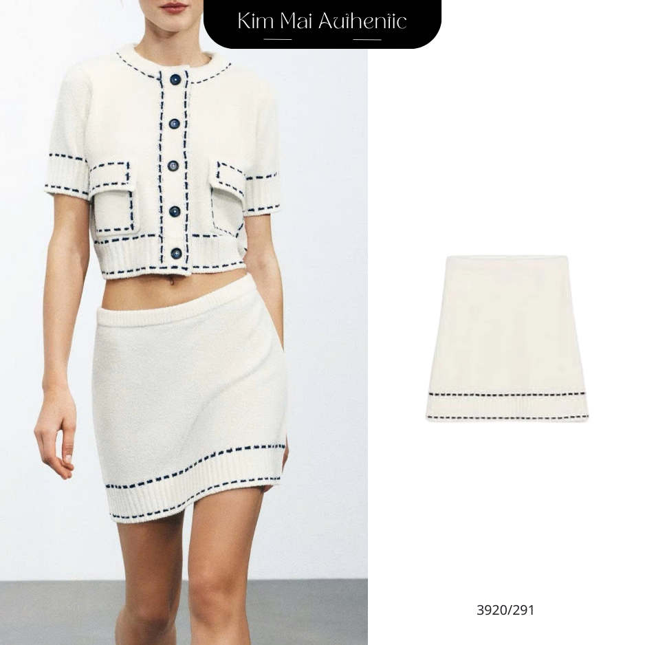3920/291 | Chân váy ZR màu trắng size L