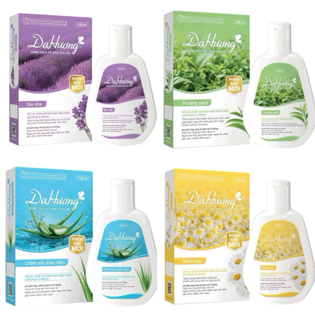👧Dung dịch vệ sinh phụ nữ Dạ Hương 100ml🍀