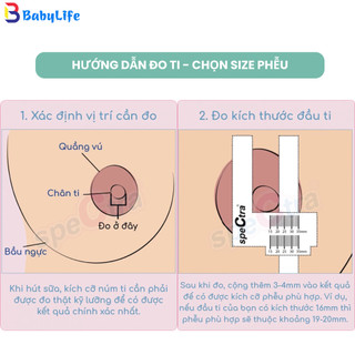 Phễu Hút Sữa Spectra & Maymom Chính Hãng – Đủ Size 15–32mm – Dùng Cho Máy Spectra S1 S2 9Plus M1 M2