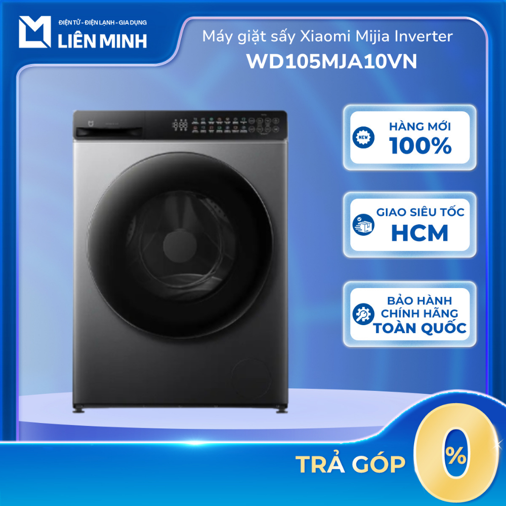 Máy Giặt Sấy Xiaomi Mijia Inverter Giặt 10.5 Kg - Sấy 7 Kg WD105MJA10VN [Giao Toàn Quốc]
