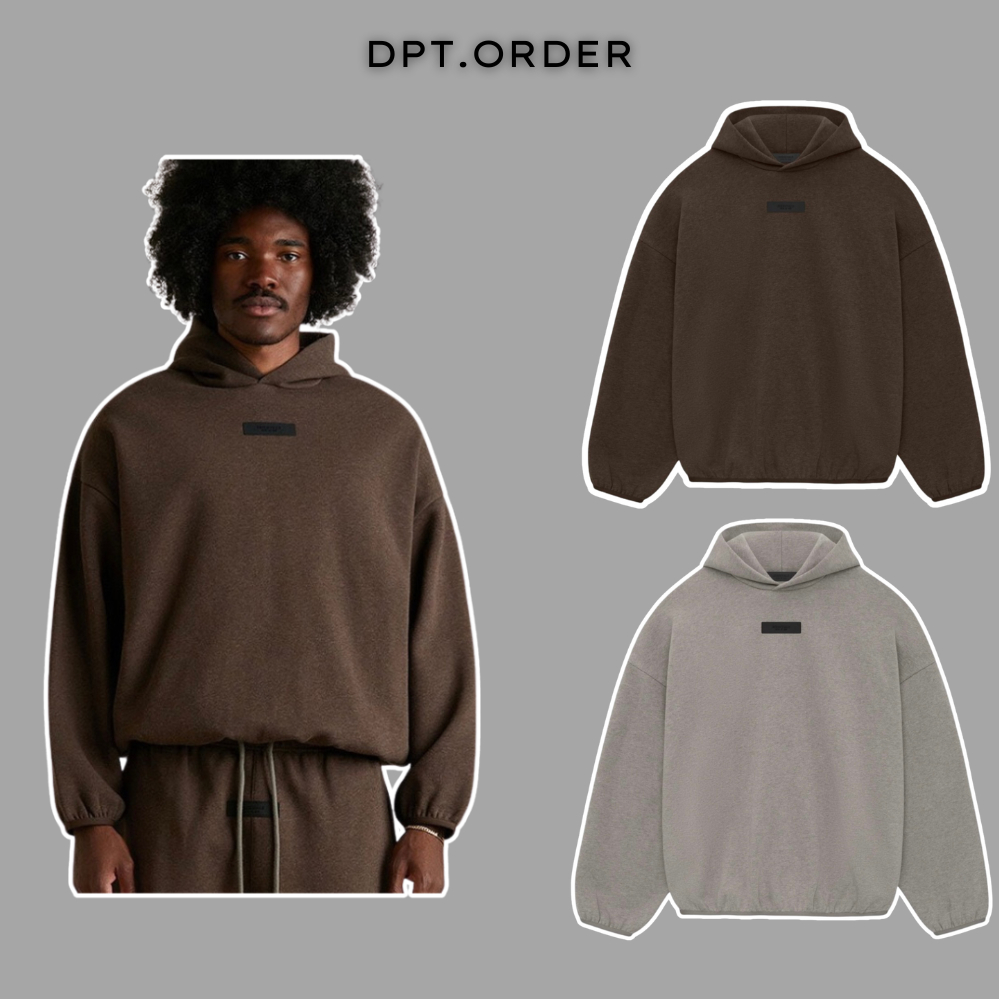 (Best quality) Áo Hoodie Fear of God Essentials Hoodie Heather