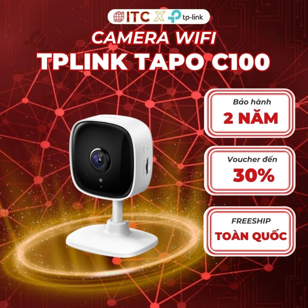 Camera An Ninh Gia Đình TP-Link Tapo C100 / C110 Kết Nối WiFi Thông Minh