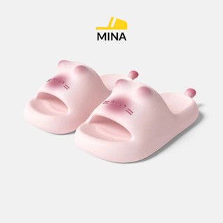 [Peinn] Dép đi trong nhà hình mèo con Caramel dễ thương dành cho nữ, kiểu dáng mới 202, êm mềm nhẹ chống nước_Mina