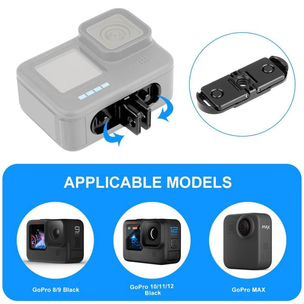 BỘ CHUYỂN NGÀM GOPRO 12-8 SANG NGÀM QUICK GOPRO 13