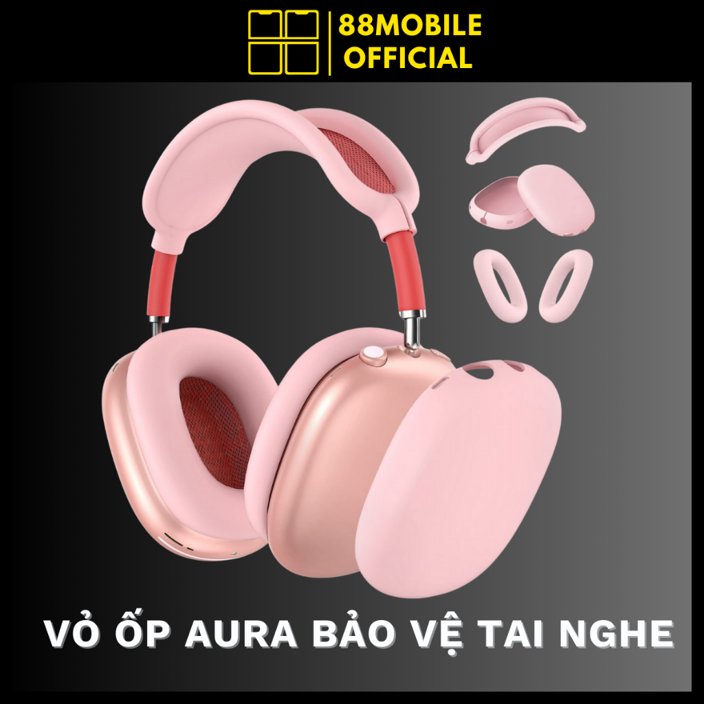 Case Ốp Aura Bảo Vệ Tai Nghe Air Max Silicon Siêu Mỏng, Chống Bám Bẩn Toàn Diện I 88Mobile