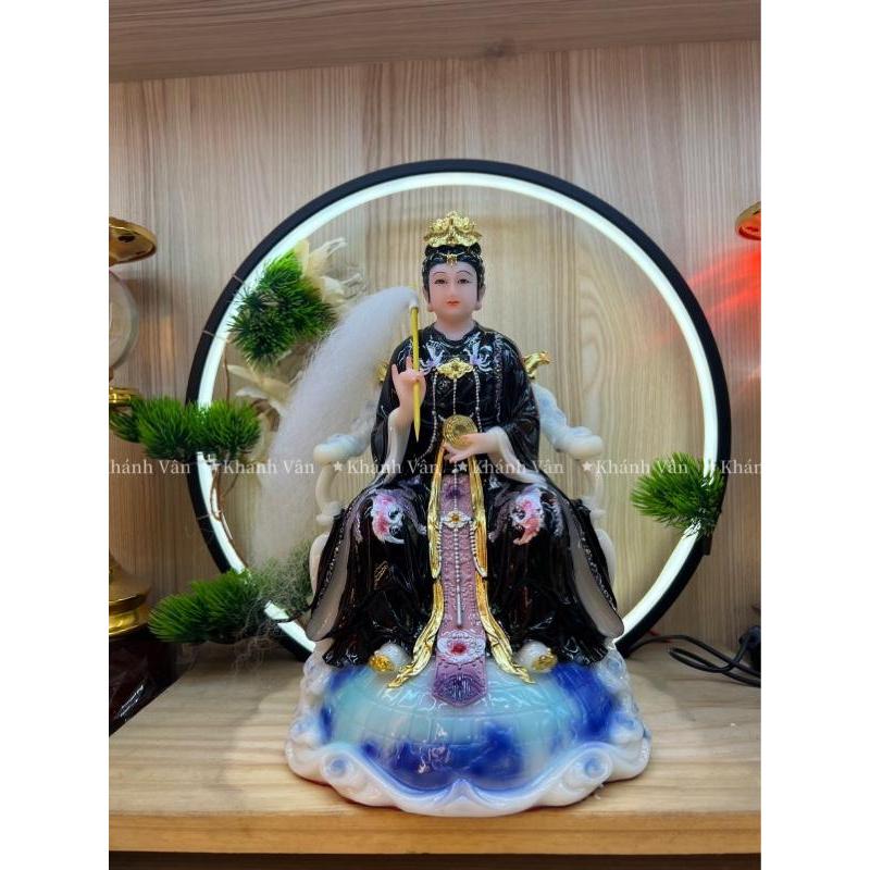 Tượng Mẹ Diêu Trì Kim Mẫu (Địa Mẫu) Hàng Bột Đá Nhập (30cm)