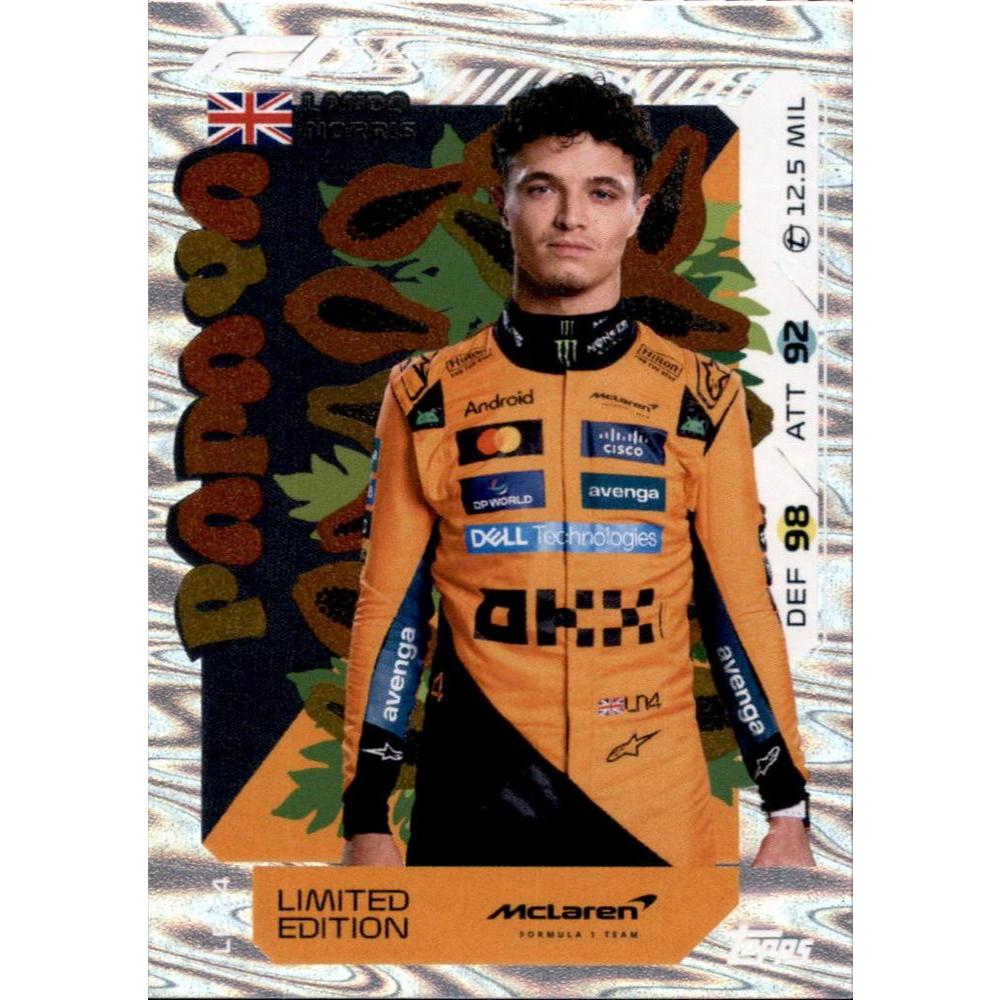 Thẻ Topps F1 Turbo Attax 2025 tay đua Lando Norris