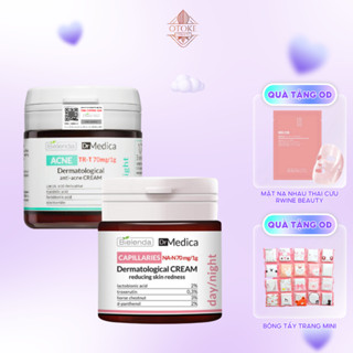  Kem dưỡng cho da dầu mụn Bielenda Dr. Medica Anti-acne Dermatological 50ml giúp giảm mụn mờ thâm 