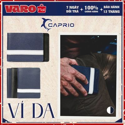 Ví Da Nam CAPRIO Cao Cấp – Da Bò Saffiano Nhập Khẩu Italy – Ví Ngang / Ví Đứng Sang Trọng | VARO Helmet Mall