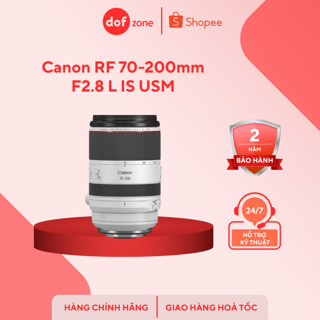 Canon RF 70-200mm F2.8 L IS USM - Chính Hãng