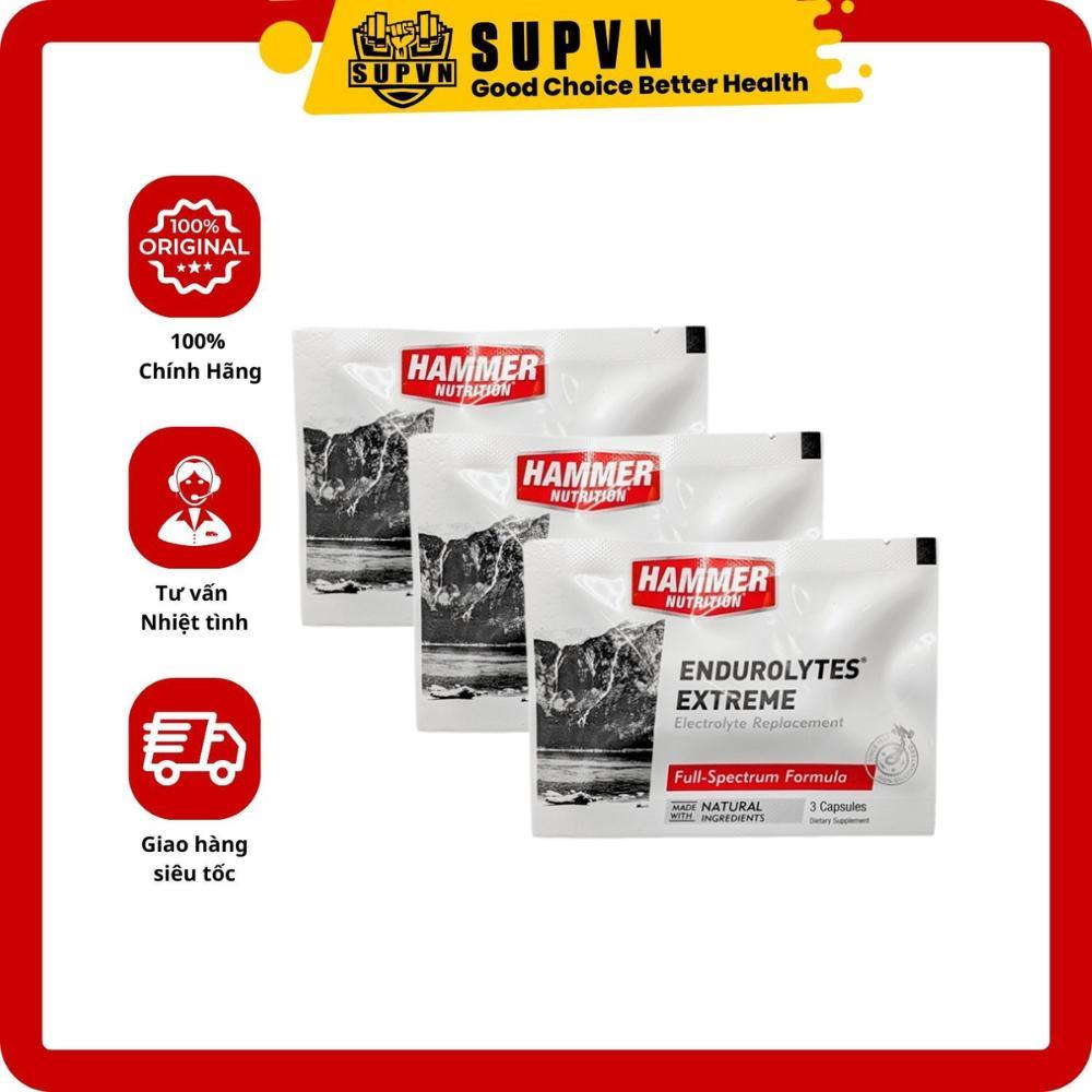 (GÓI LẺ) Viên Muối điện Giải Endurolytes Extreme Hũ (120 viên) Muối GU