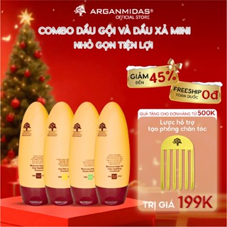  Combo Mini dầu gội và dầu xả Arganmidas 50ml 