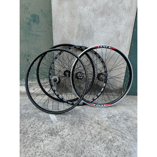  bộ vành xe đạp địa hình  26 inch lắp phanh đĩa bắt ốc,líp vặn  26-195 26 2125  Size được ghi trên lốp xe   