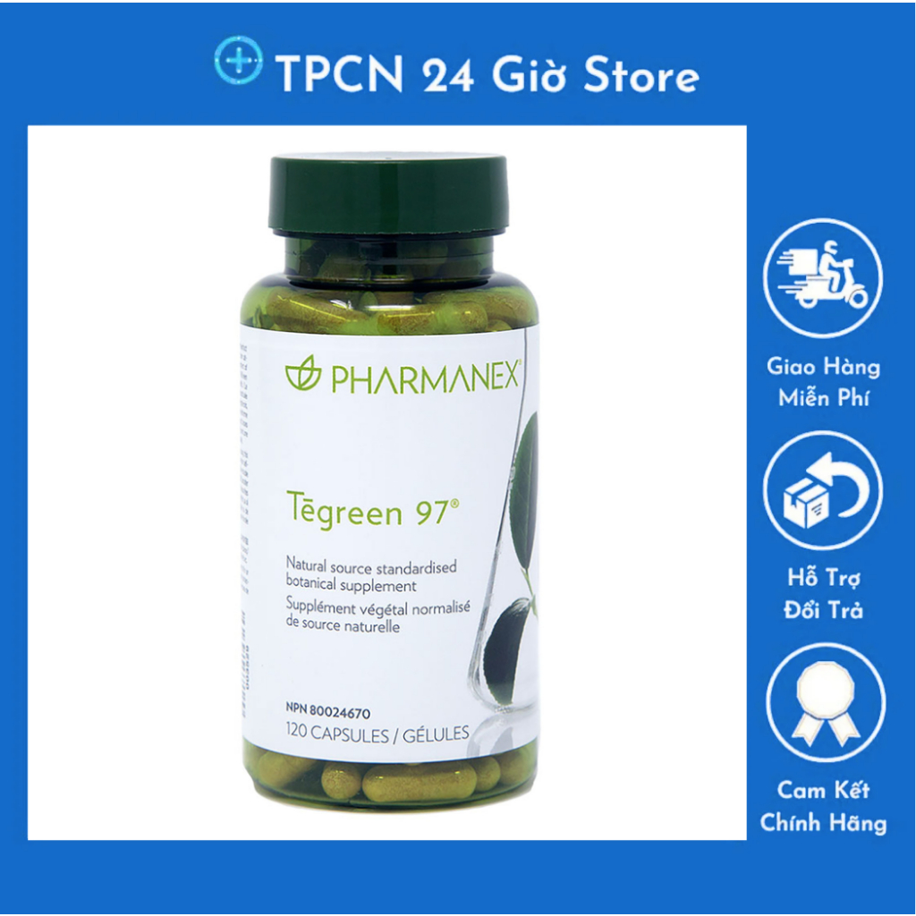 [Combo 2 Lọ ]  Viên uống Tegreen 97 Nuskin - 120 viên/lọ - Hàng chính hãng có mã QR