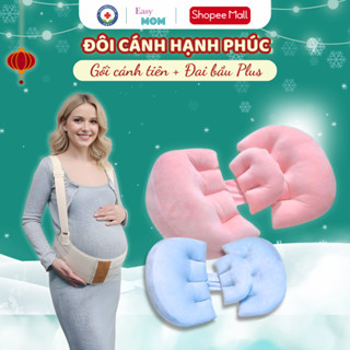   Đôi cánh hạnh phúc  Combo đai bầu plus nâng đỡ bụng bầu và gối bầu cánh tiên giúp mẹ ngủ ngon 