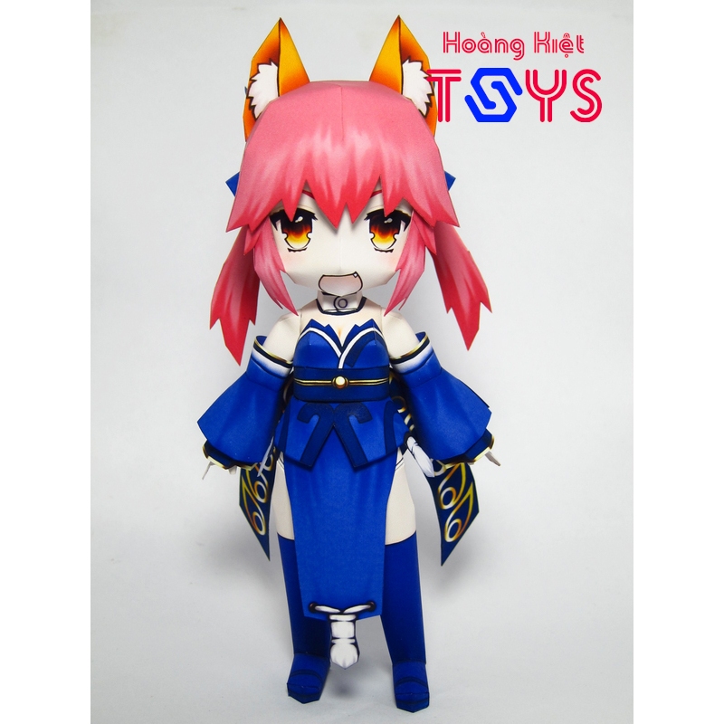 (Ecchi) Mô hình giấy anime girl [Fate/extra] Chibi Caster Tamamo no Mae