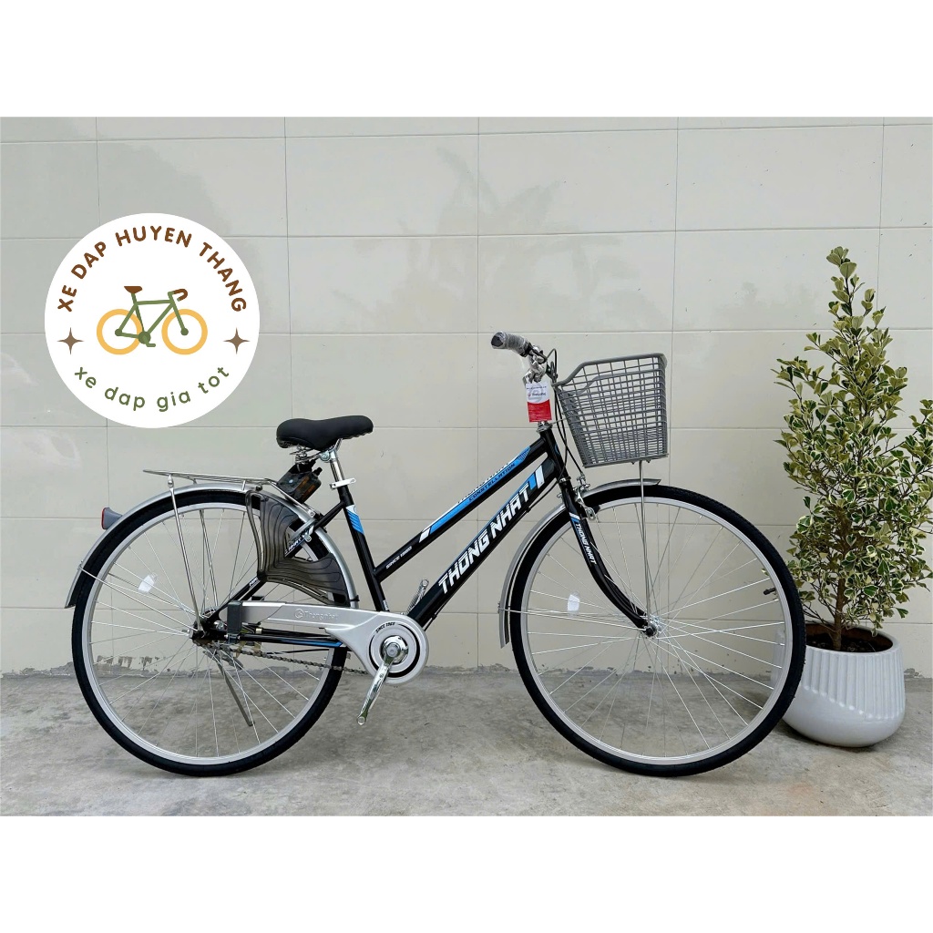 Xe đạp cào cào Thống Nhất 26 inch, 27 inch (Tặng kèm đèn đi ban đêm, dầu tra xích, giỏ nhựa, baga sa