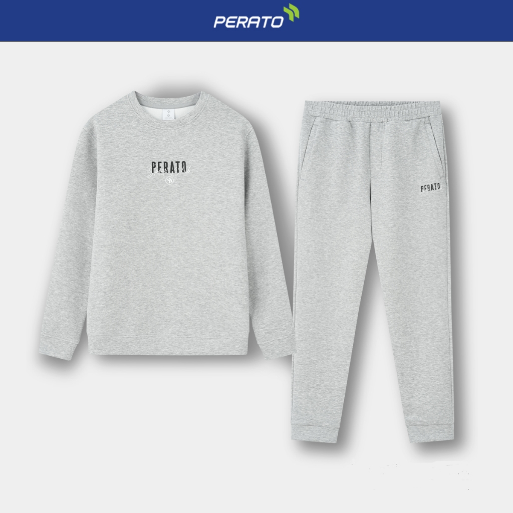 Set Bộ Nỉ Nam PERATO Phong Cách Lifestyle Phom Regular LBNW5M037