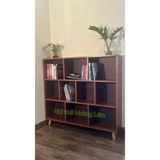 Tủ kệ sách chân gỗ đa năng dài  120cm