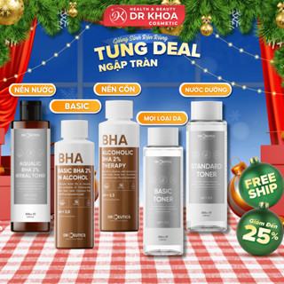  Toner Cân Bằng Da DrCeutics BHA 2% Basic Standrad 100ml   200ml 