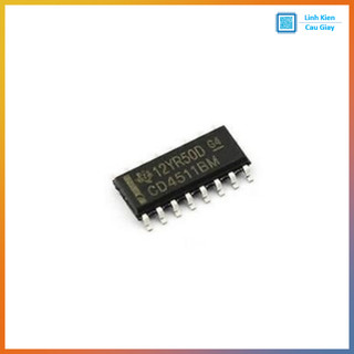 Linh kiện IC CD4511 IC giải mã BCD ra LED 7 đoạn