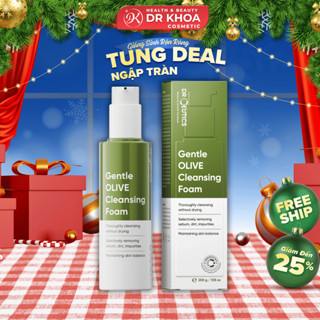  DRCEUTICS Sữa Rửa Mặt Làm Sạch Sâu Cho Mọi Loại Da Gentle Olive Cleansing Foam 200g DR KHOA 